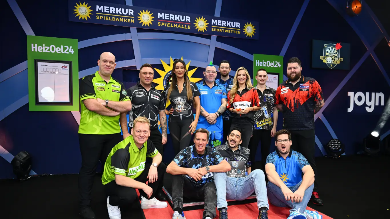 MERKUR ist Partner der Promi Darts WM 2025