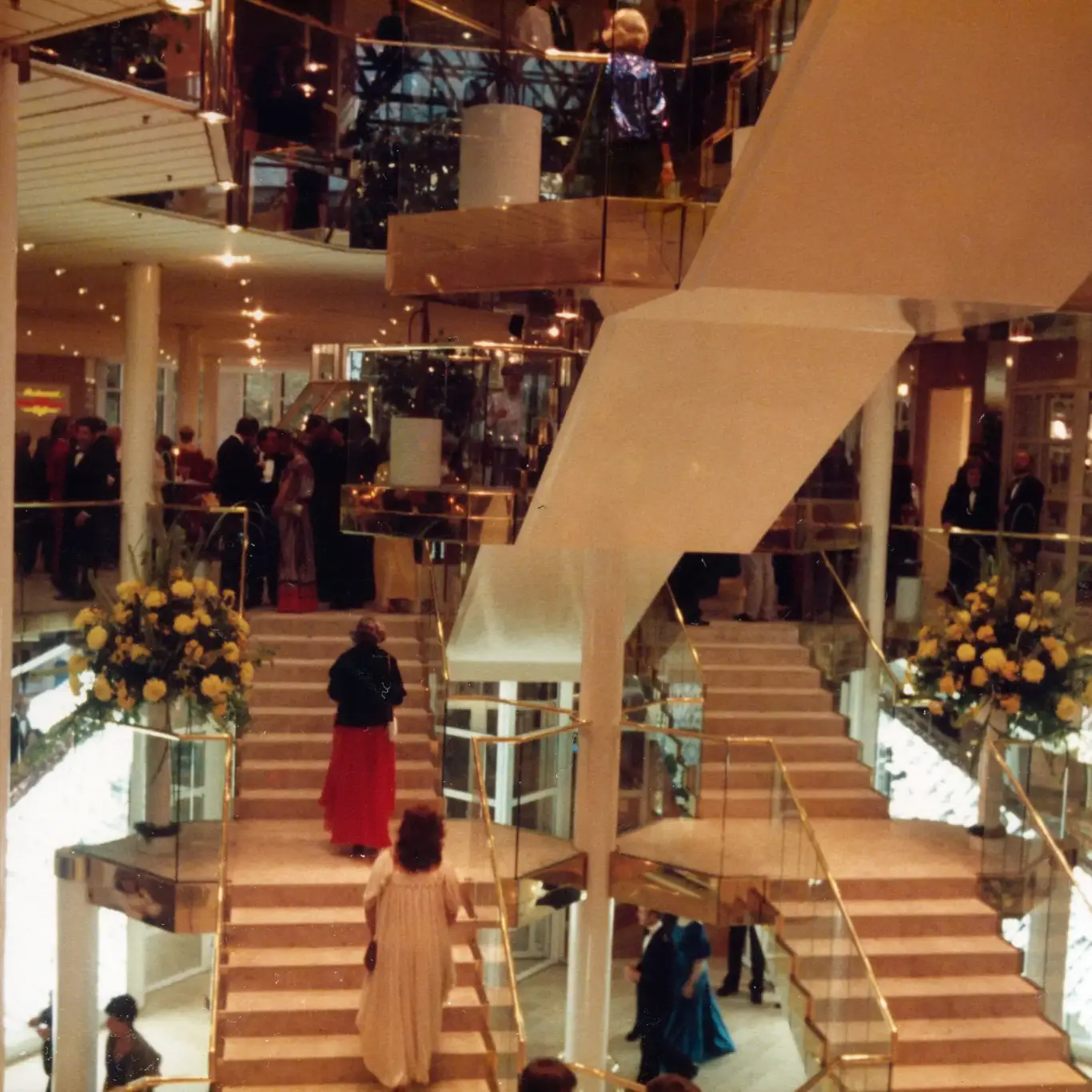 Eröffnung der Spielbank Treppenhaus