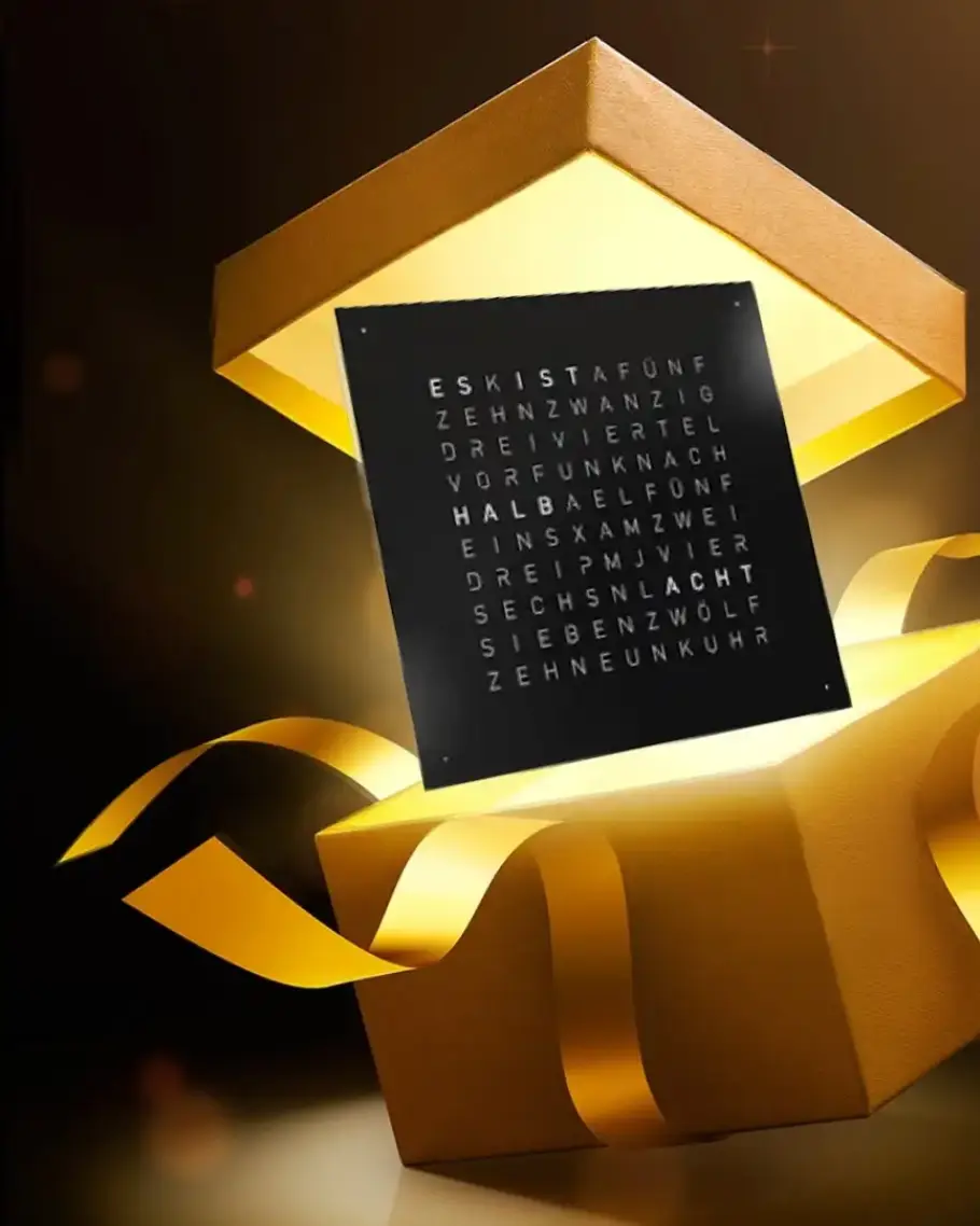 Qlocktwo Designwanduhr