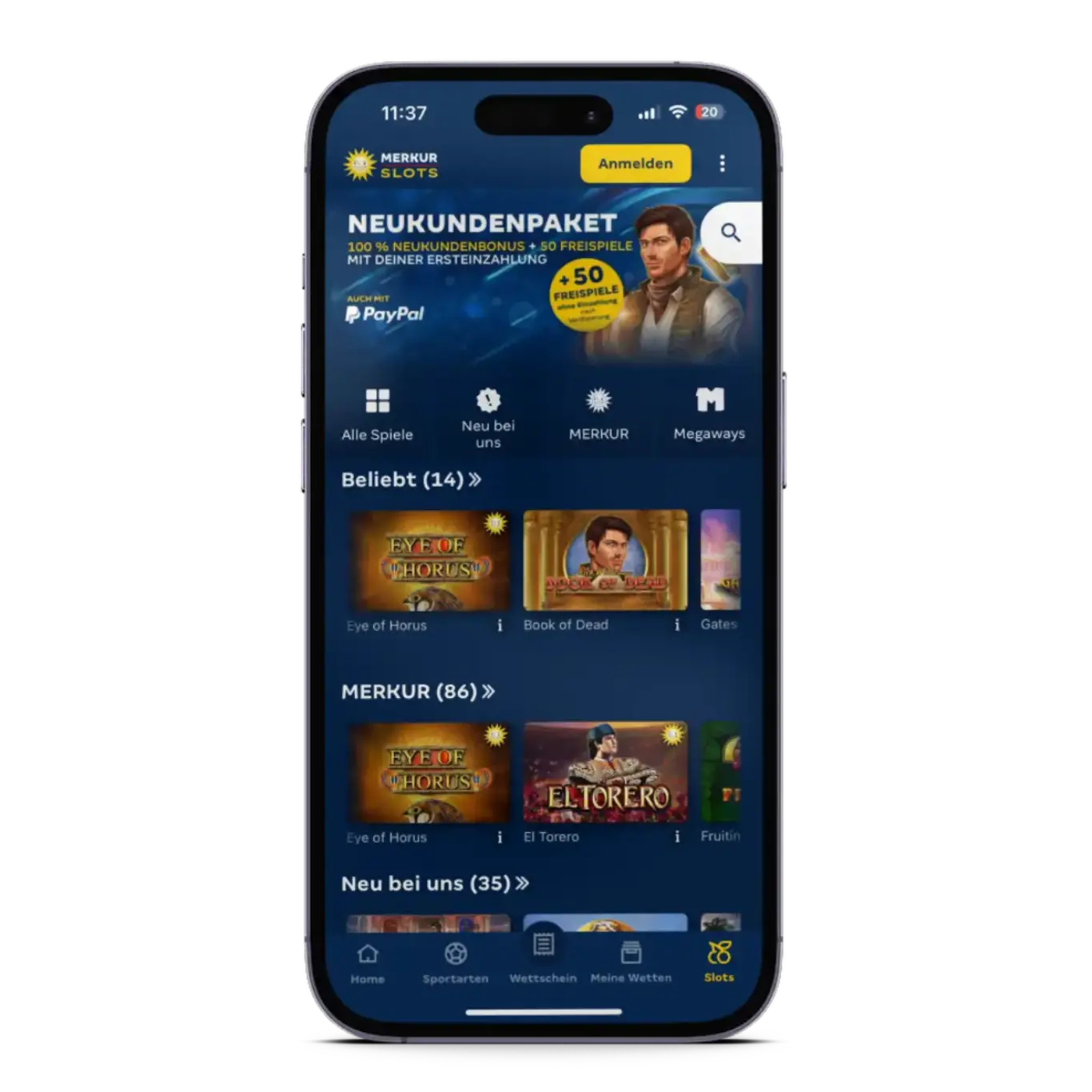 Mobile-App-MERKUR-SLOTS