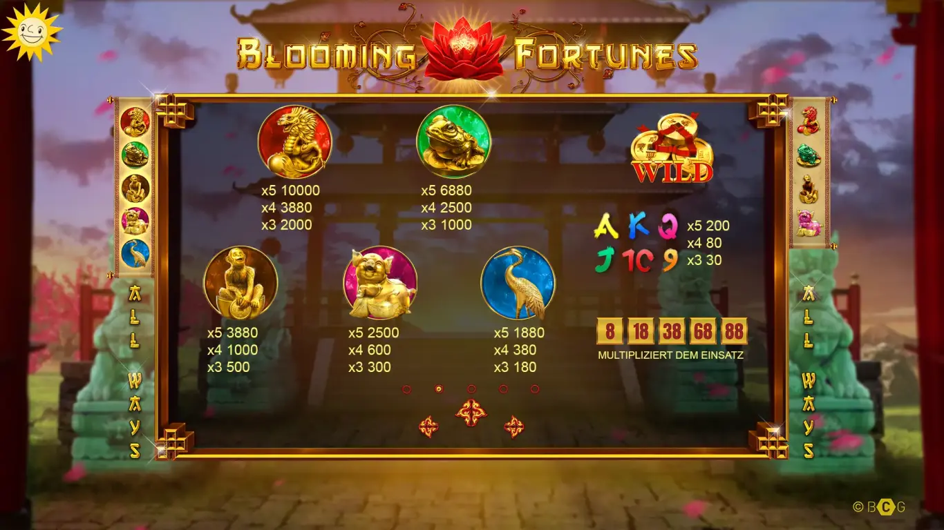 BloomingFortunes_Spielplan