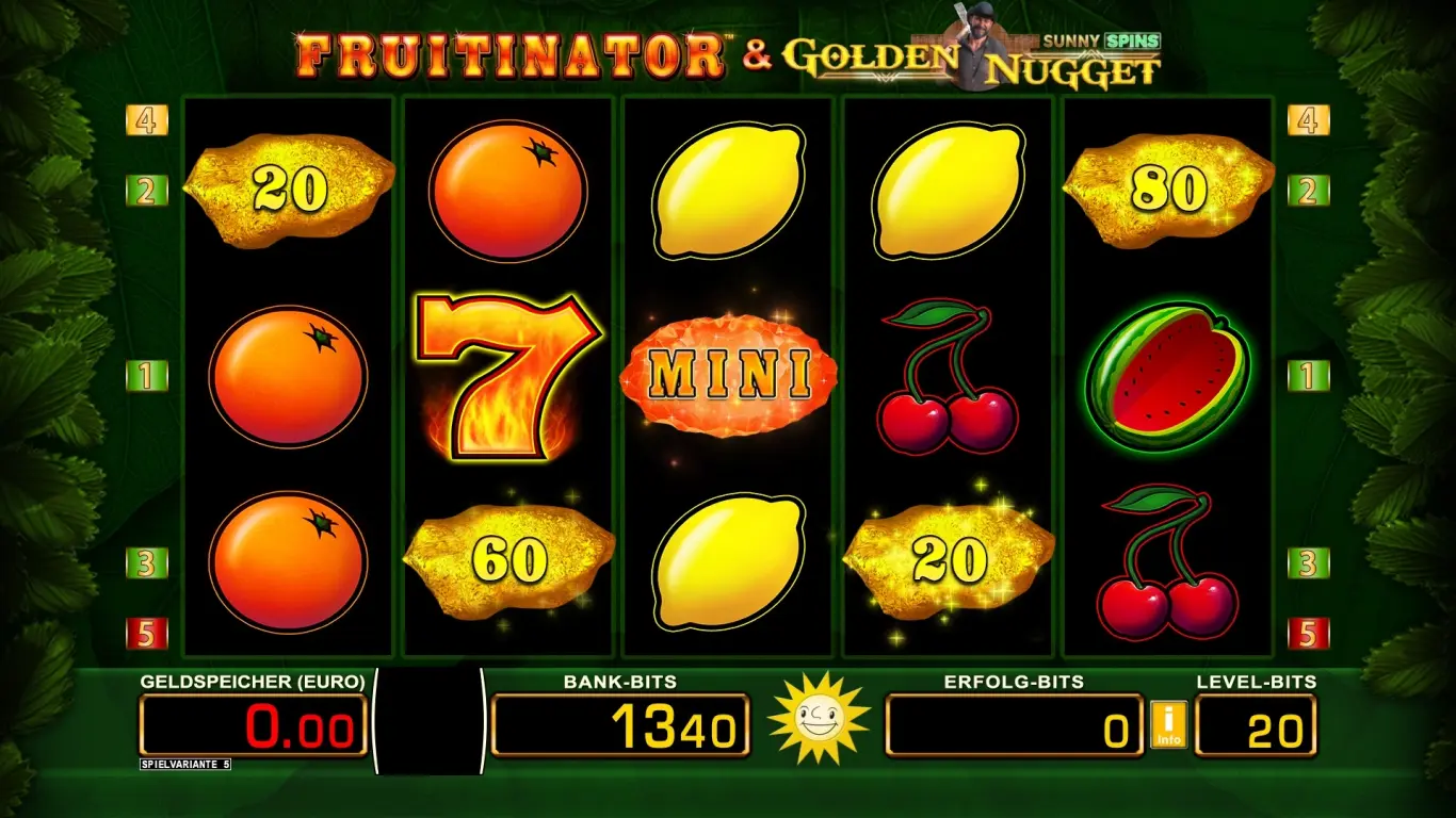FruitinatorGoldenNugget-Basisspiel