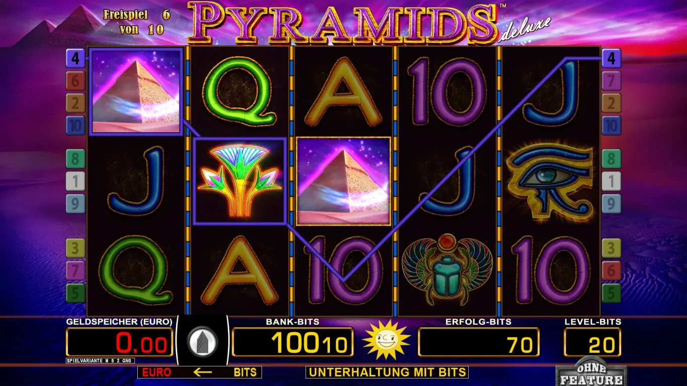 PyramidsDeluxe-Freispiele
