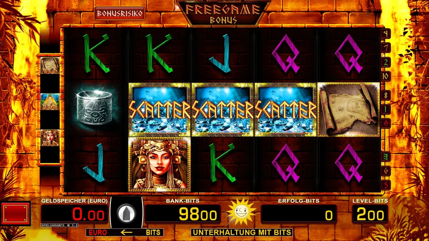Tiwanaku-Freispiele-Scatter
