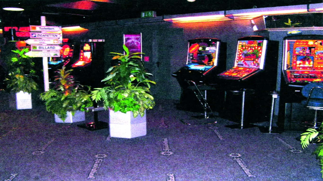 Spielhallen-Wandgeräte-Interior