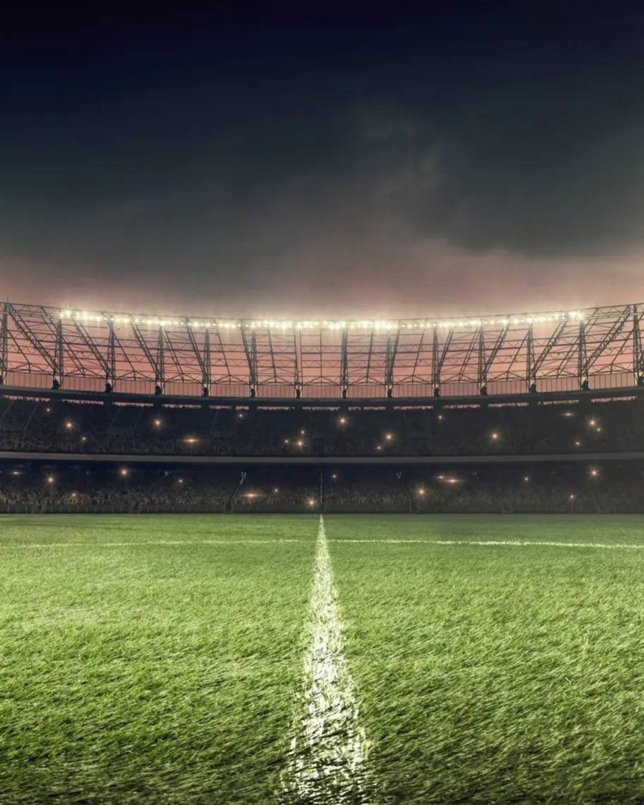 Fuballstadion_Futlicht_Sepia