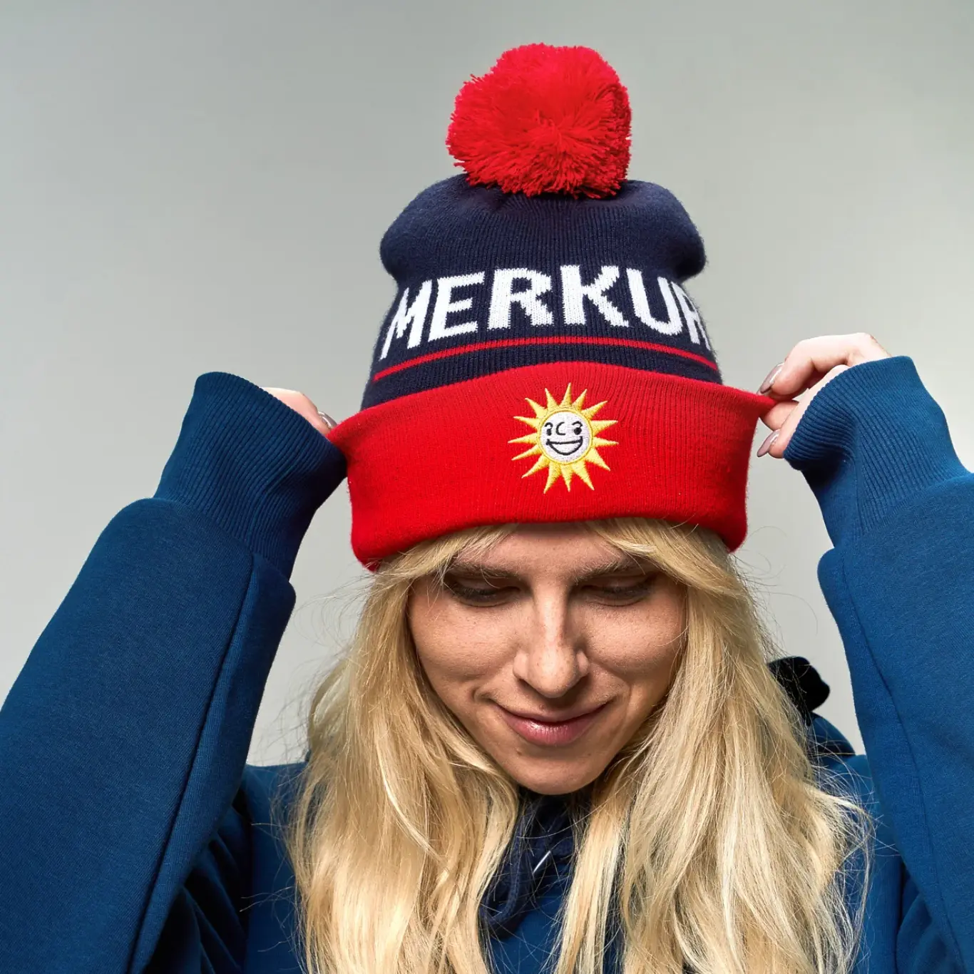 MERKUR-Streetwear-Bommelmütze