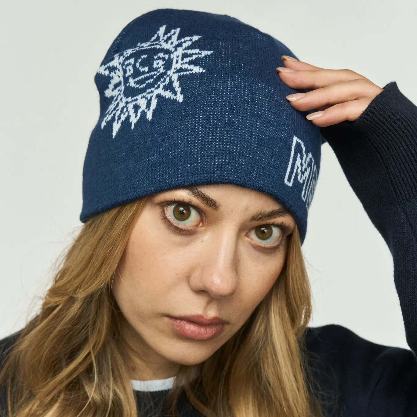 MerkurStreetwear-Strickmütze-Scribble