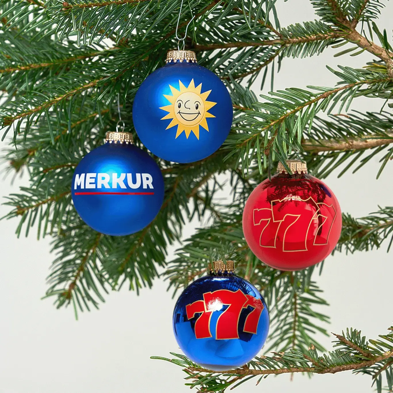 Streetwear-Weihnachtsbaumkugeln-4er-Set